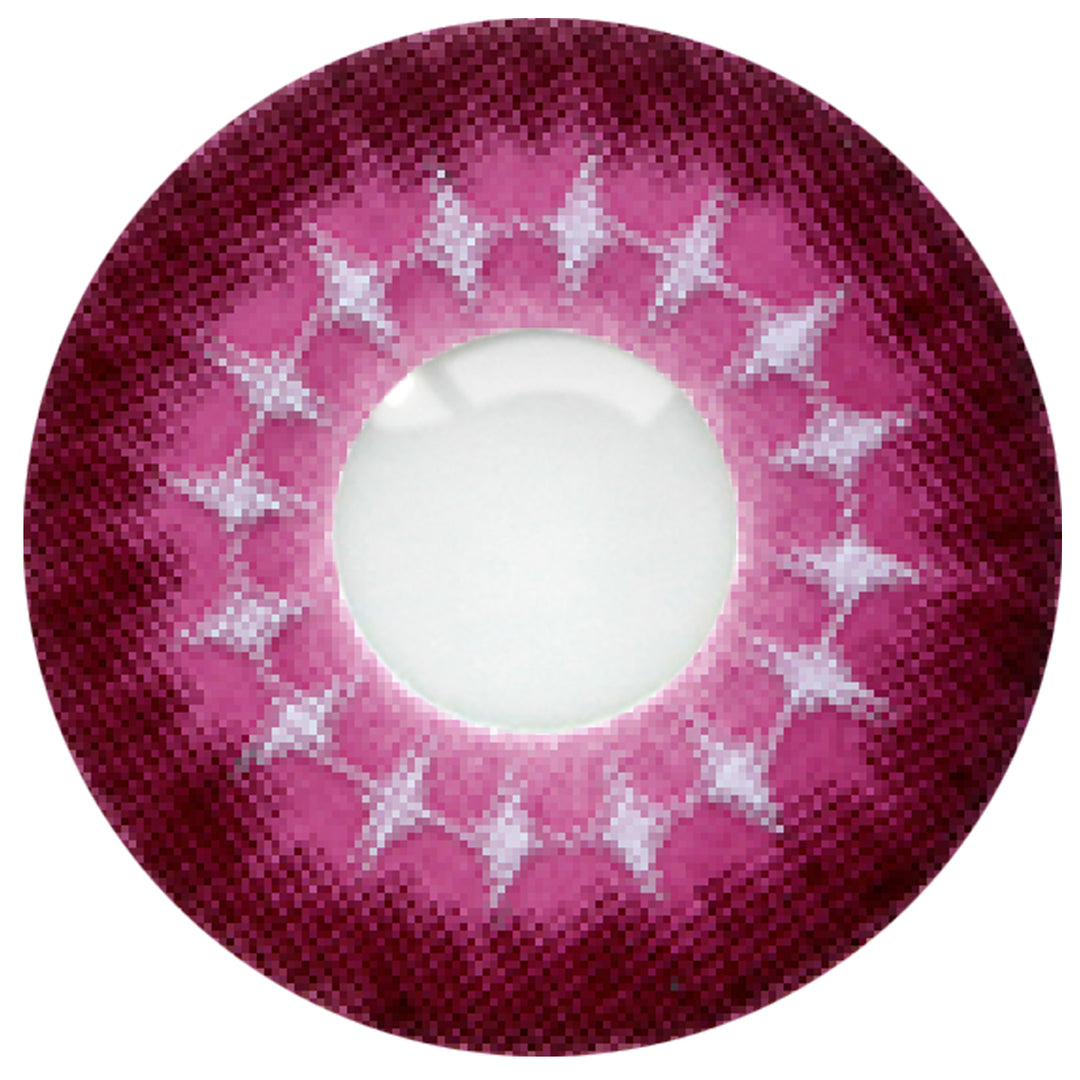 Dazzle Pink Contact Lenses