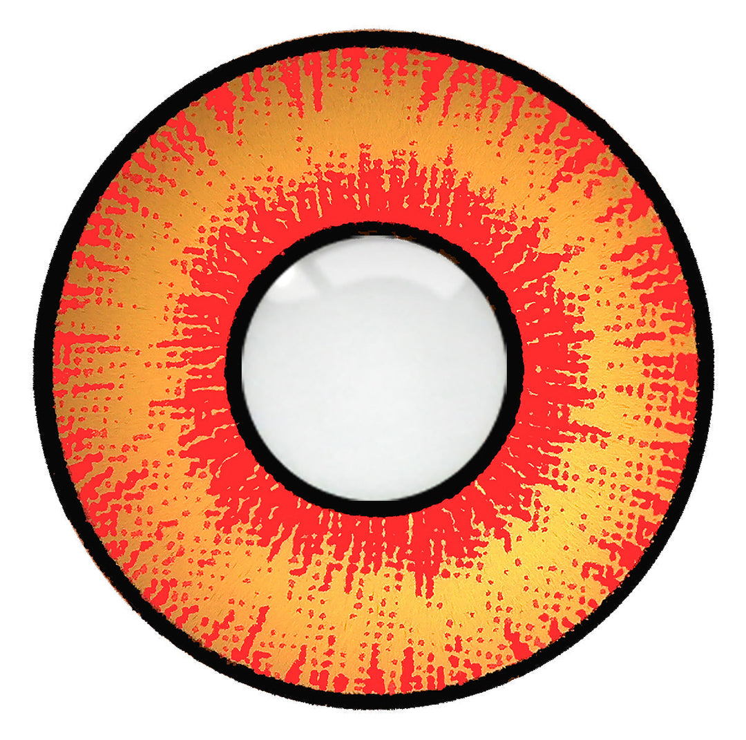 Loox Dragon's Breath Theatrical Contact Lenses - FDA & Health Canada Cleared