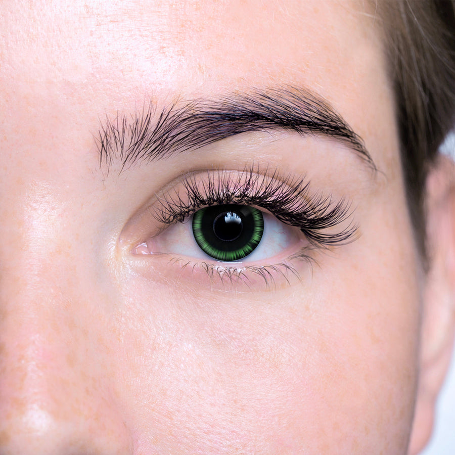 Loox Green Manga Anime Contact Lenses, FDA & Health Canada Cleared