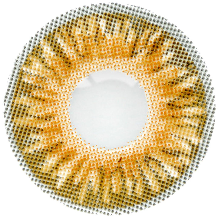 Loox Sparkle Topaz Brown Cosmetic Contact Lenses, FDA & Health Canada Cleared