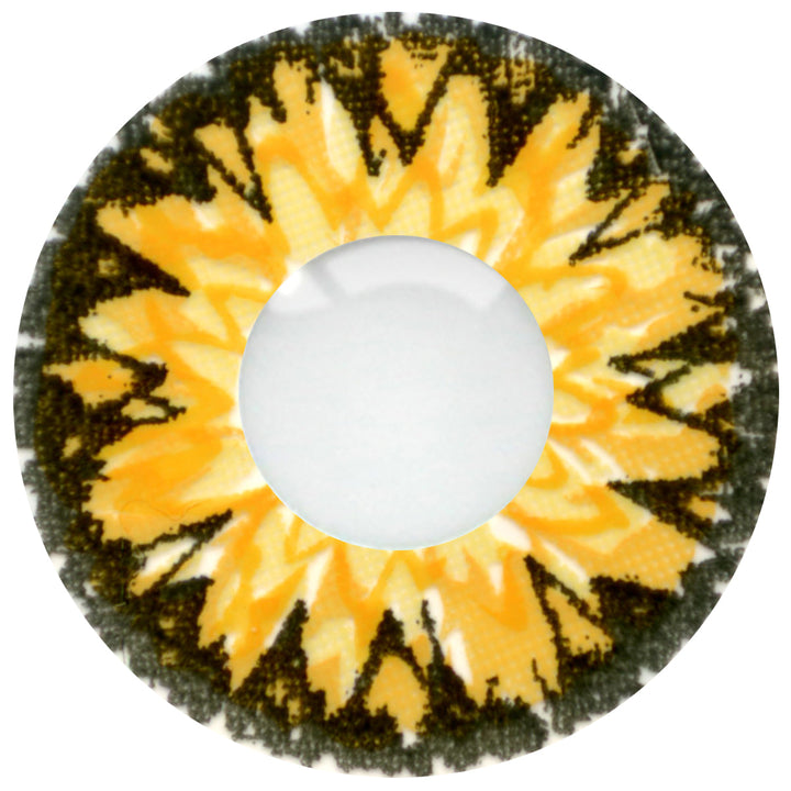 Loox Sunburst Hazel Brown Cosmetic Contact Lenses, FDA & Health Canada Cleared